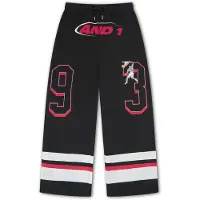 AND1 Broek rood / zwart / wit