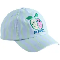 Next Hoed 'Apple Placement' lichtblauw / groen / lichtgroen / pink