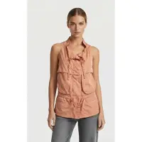 Isabel Marant Étoile Nadea Vest Peach Maat: 34 | Gilets Outlet | Dames | Oranje