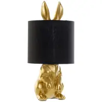 Casa Di Elturo Tafellamp konijn goud h42 cm