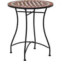 Syfax Bistrotafel mozaïek 60 cm keramiek bruin