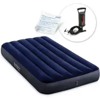 Intex Luchtbed 191x99x25 cm met handpomp 64757