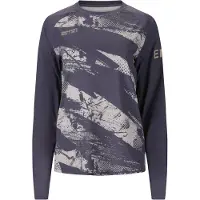 Endurance - Women's Kronos Cycling/MTB L/S Shirt - Fietsshirt 4XL, grijs/blauw