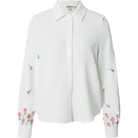 ONLY Blouse 'ONLKRISS' donkergroen / zalm roze / offwhite