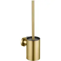 Saniclear London wc-borstel geborsteld messing PVD