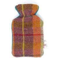 Caroline wolfe murray Kruik Paars Oranje - 500 ml - Harris tweed - Handgemaakt in Schotland - Caroline Wolfe