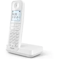 Philips vast telefoon D2701w. Transparant. Één maat