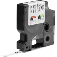 Dymo Tape 1805442 Zwart op wit (6 mm)