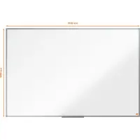 Nobo Essence Steel Lacquered Board 1500x1000 Mm Zilver