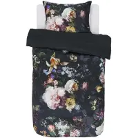 Essenza Dekbedovertrek Fleur Nightblue Satijn-140 x 200 / 220 cm | 1-Persoons