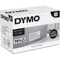 Dymo S0947420 Etiket Zwart op wit (102 mm x 59 mm) 2 rollen