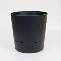 Elho Pot foss d35cm living black met wielen
