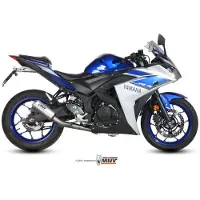 MIVV Mk3 Yamaha Yzf R25 2015-24/mt-03 2016-23/r3 2015-24 X.ya.0008.sm3x Niet Gehomologeerd Volledig Uitlaatsysteem