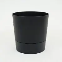 Elho Pot foss d43cm living black met wielen