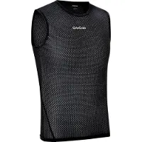 Gripgrab - Ultralight Mesh Mouwloos Base Layer Zomer Fiets Ondershirt Polygiene Zweethemd - Zwart - Heren - Maat S