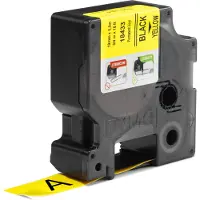 Dymo Tape 18433 (S0718470) Zwart op geel (19 mm)