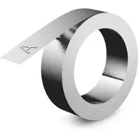 Dymo industriële reliëfetiketten | 12mm x 4,8m | Niet klevende aluminium | labels voor Rhino M1011 Industriële Reliëfprinter