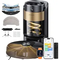 Proscenic QQ20 Plus - Robotstofzuiger met Dweilfunctie - Robotstofzuiger met Reinigingsstation - 12000 Pa Zuigkracht