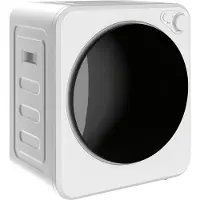 HOMCOM Wasdroger-Staal, roestvrij staal-48L x 44B x 57H cm-Wit
