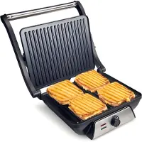DNA Tosti-ijzers - Tosti Apparaat - Tosti Ijzer - Zwart - Roestvrij staal - 24cm x 28cm x 8cm