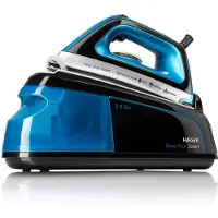 Haeger Deep Blue Steam Stoomstrijkijzer Met Stoomgenerator - 2250W - 1.2L Watertank - Stijkijzer - Stoomgeneratoren - Iron - Blauw