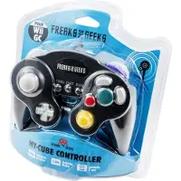 Freaks and Geeks Nintendo Wii/GameCube Turbo Controller Black