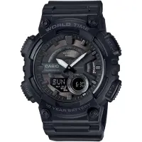 Casio Aeq-110w-1b 52.2mm 10atm Quartz Analogue/digital Horloge
