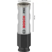 Bosch 2608901552 PRO Tile PC Plus Diamantgatzaag Voor Tegels - 19mm