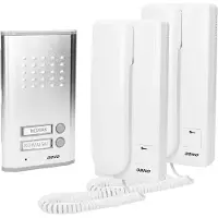 ORNO Intercomsysteem voor twee appartementen, inbouwmodel, FOSSA MULTI