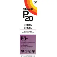 P20 2x Zonnebrand Gezicht Urban Shield Spf 50+ 50 Ml