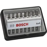 Bosch - 8-delige T-bitset, lengte 49 mm 2607002559