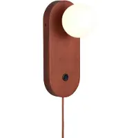 Good&Mojo Wandlamp Java, bruin / roest, Woon-/ Eetkamer, Bamboe, Scandinavisch, wandlamp