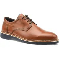 Pikolinos Heren Carlet bruine leren schoenen (43), Leer, Plat, 1 tot 3 cm, Veters, Casual, Feest, Klassiek M6W-4311