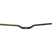 Spank Spoon 800 MTB Handlebar - shotpeen black/green