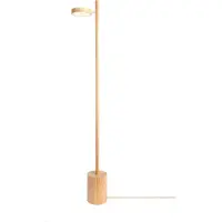 Good&Mojo Vloerlamp Okinawa, dimbaar, hout licht, Woon-/ Eetkamer, Hout, Modern, vloerlamp