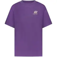 Cars T-shirt met backprint paars Jongens Katoen Ronde hals Backprint - maat 176