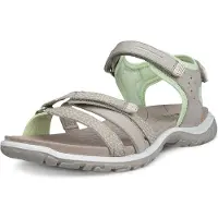 Ecco Wandelsandalen 'Offroad Roam' taupe / lichtgroen