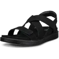 Ecco Soft Sandalen zwart Leer Maat 38