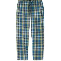 Schiesser Pyjamabroek ' Mix Relax ' blauw / groen / olijfgroen