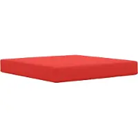 vidaXL Buitenbankkussen Polyester Rood 80 x 43 x 10 cm