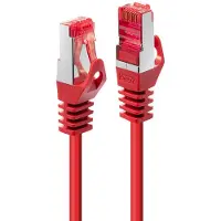 Lindy 47368 Basis Cat6 S/FTP-kabel, rood, 10 meter, patchkabel