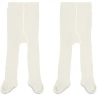 Kipkep Baby Blijf-Maillot 2 paar • 6-12 maanden • bio-katoen - Off White - Voordeelpak