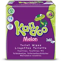 Kandoo Vochtige Toiletdoekjes Melon 3 X 60 Stuks