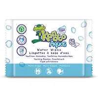 Kandoo 12x Vochtige Toiletdoekjes Aqua 60 Stuks