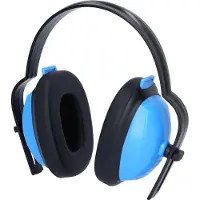 Ks Tools Oorkappen met hoofdband, blauw