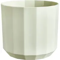 Elho Bloempot Facet - Kunststof - Theegroen - Diam.19xh16,7cm