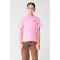 Shoeby T-shirt roze Meisjes Katoen Ronde hals Effen - maat 146/152