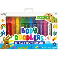 Ooly - Body Doodlers - Gezicht & lichaam krijtjes - Gemakkelijk afwasbaar
