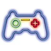 TelForceOne Neon Plexiglas LED Gamepad, Meerkleurig, Model FPNE03X,