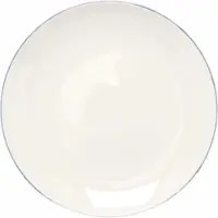 Vt wonen Bord vtwonen Plate White-Blue Line 23 cm (Set van 6)